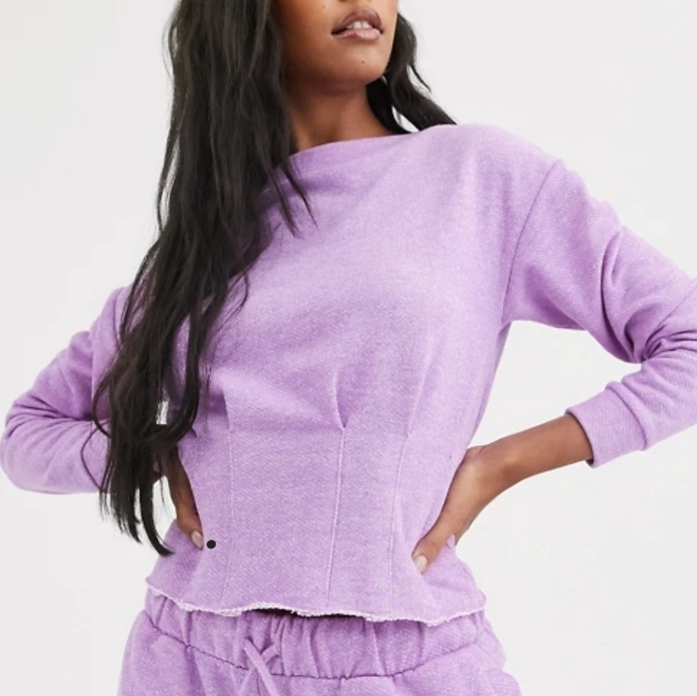 Sweatshirt purple